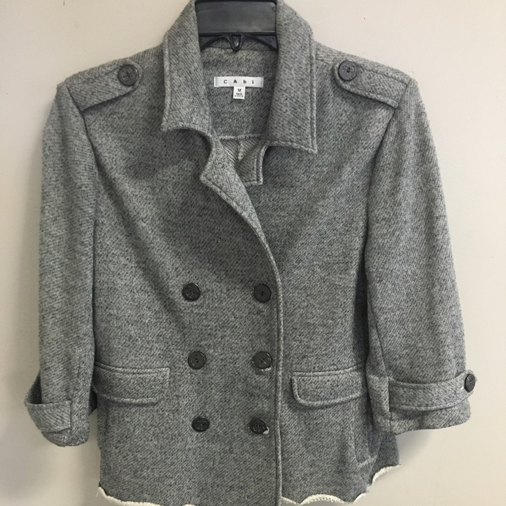 CAbi Jacket - Style #393 Grey Size Medium